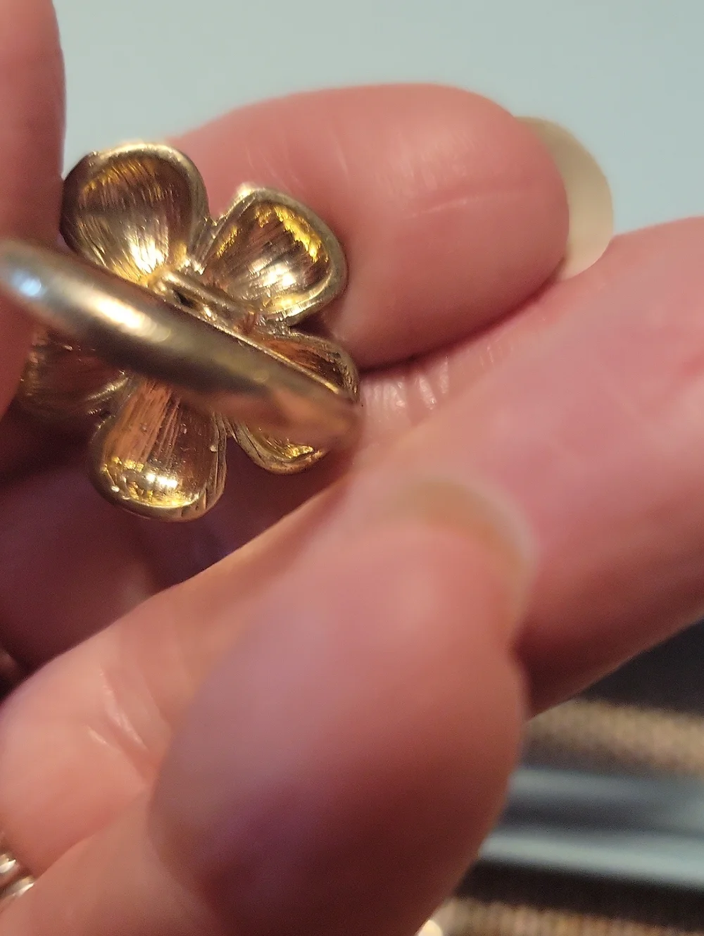 Vintage Flower Ring Size 6.5
